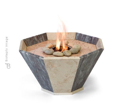 Биокамин Bioteplo Свеча «Мраморная чаша»