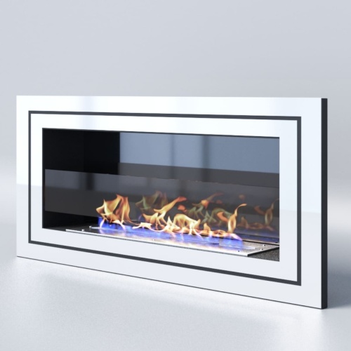 Биокамин "Русский огонь" Стенли 900V встраиваемый с защитным и декоративным стеклом