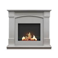 Биокамин в портале SteelHeat Chester, стекло