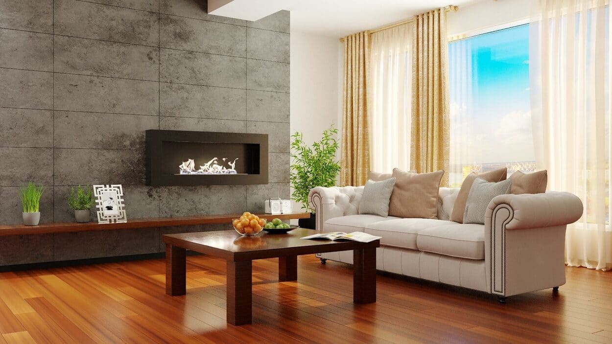 Биокамин "Русский огонь" Лофт 1200N настенный с защитным и декоративным стеклом по цене 43 100 руб.