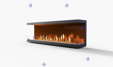 Встраиваемый торцевой очаг 1200 SappFire по цене 56 400 руб.