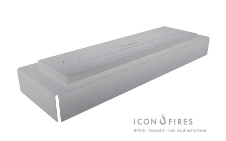 Каминная вставка GRAND XL FOLD INSERT Stainless Steel по цене 253 300 руб.