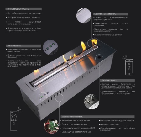 Биокамин Airtone-Andalle 1500 Биокамин Airtone-Andalle 1500 по цене 422 000 руб.