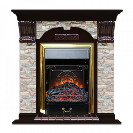 Арочный Грот цветной (венге)+Majestic Brass