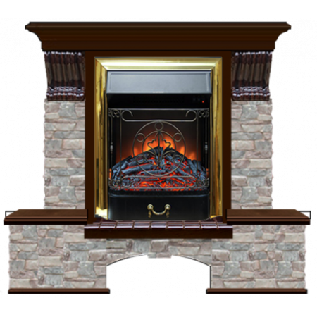 Бостон К Грот цветной (дуб)+Majestic Brass