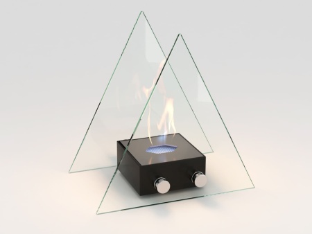 Настольный биокамин Lux Fire "Вулкан" S Чёрный по цене 15 400 руб.