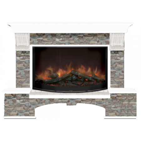 Бостон Грот цветной 86 (белый)+Rondo S86